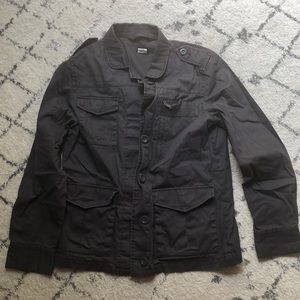 JCrew grey utility jacket